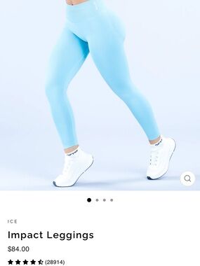 DFYNE Turquoise Seamless Leggings